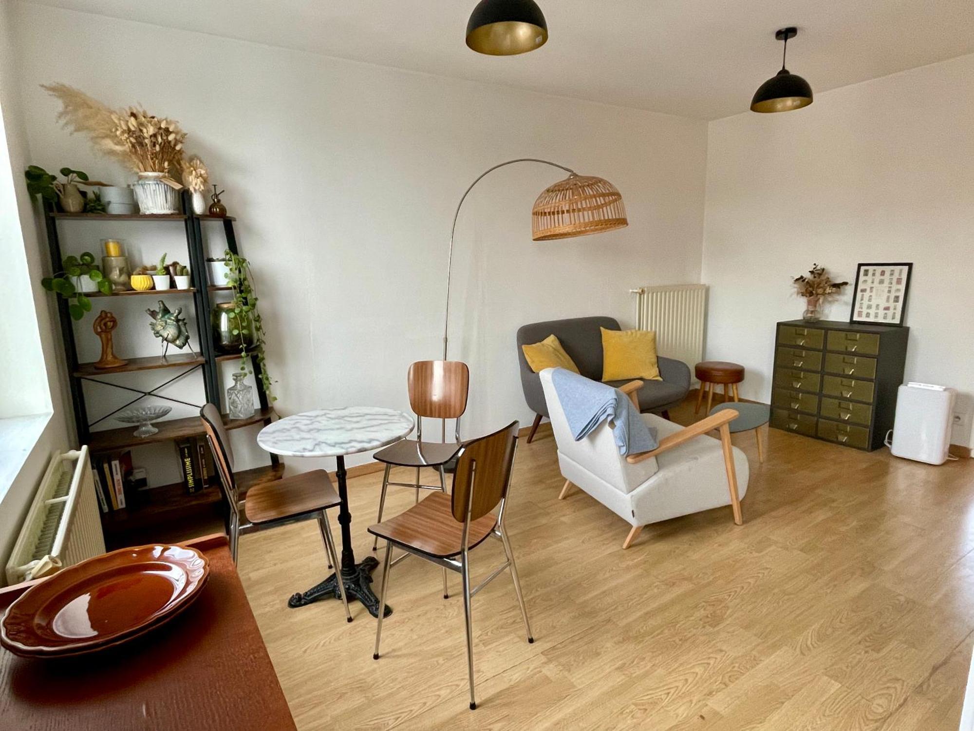 Апартаменты 35M2 A La Madeleine: Salon, Cuisine & Sdb Prives Ла-Мадлен Экстерьер фото